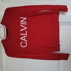 Calvin red sweater